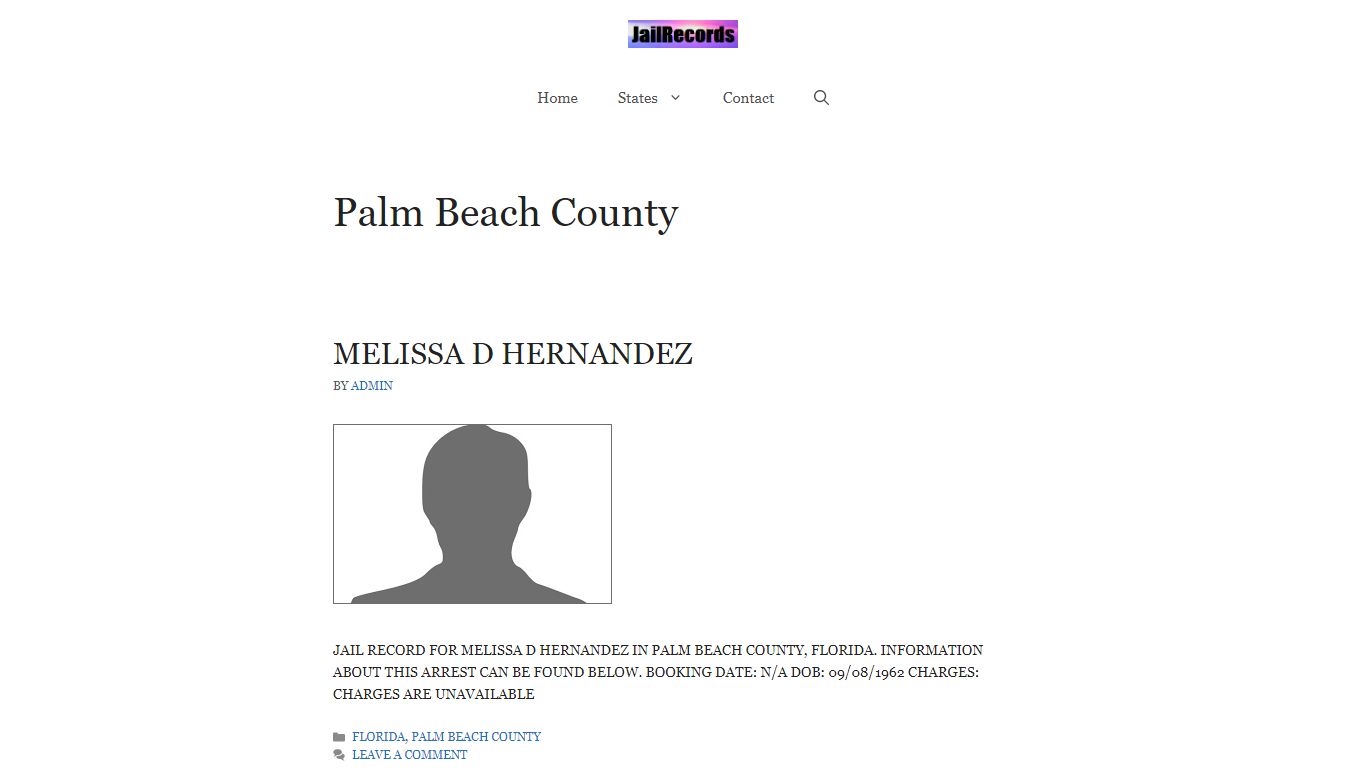 Palm Beach County Arrest Records