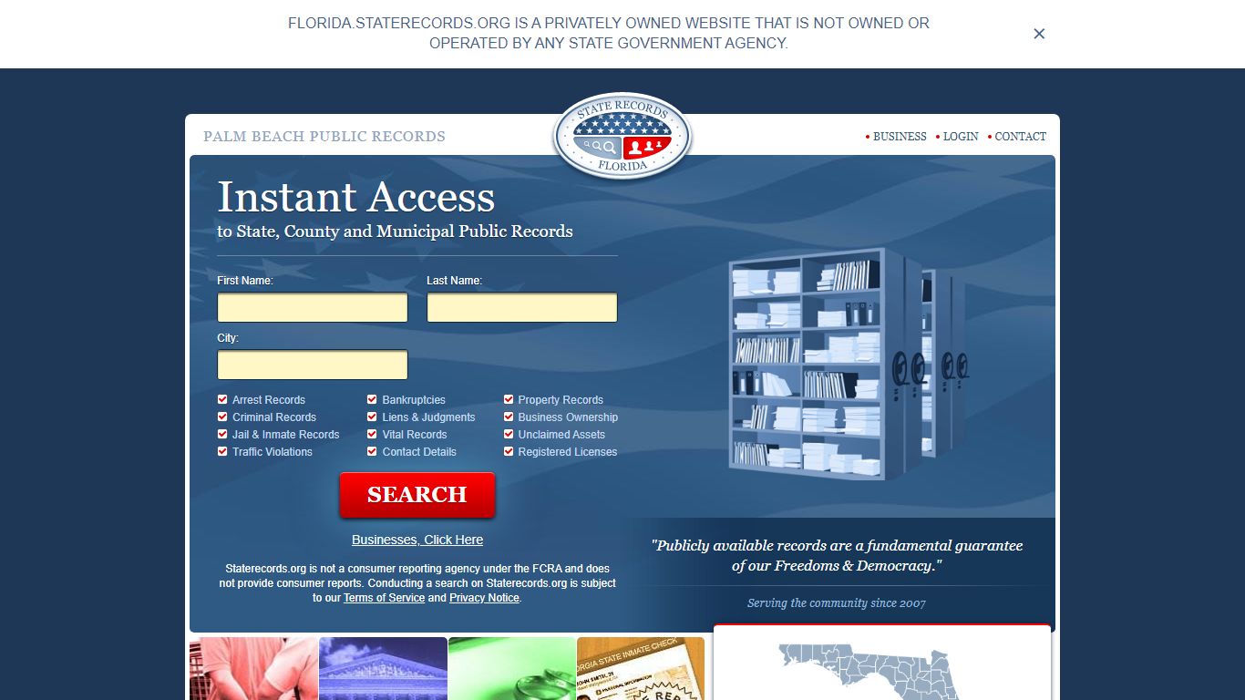Palm Beach Arrest and Public Records | Florida.StateRecords.org